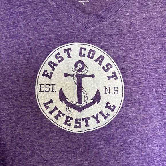 (3 for $15) East Coast Lifestyle T-Shirt ⚓️💜 - Picture 2 of 4
